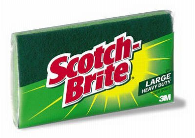 3M 455 Scotch-Brite Large Heavy-Duty Household Scrub Sponge
