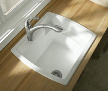 Sterling 995-0 Latitude Utility Sink, 25 x 22 x 12, White
