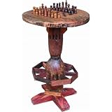 Santa Fe Teak Wood Pub / Lounge Chess Table