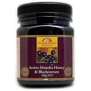Active Manuka Honey and Blackcurrant Active 12+ by Nelson Apiaries