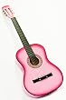 New Pink Acoustic Guitar W/ Accessories Combo Kit Beginners (Guitar, Gig Bag, Strap, eBook)
