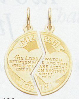 Mizpah Coin Charm - XR433