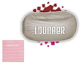 Comfort Sac Lounger Sac Pink Cord By Elite Furniture