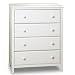 South Shore 3250034 Cotton Candy Collection 4-Drawer Chest, Pure White