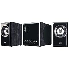 サンワサプライ 木製2.1chマルチメディアスピーカー MM-SPWD3BK