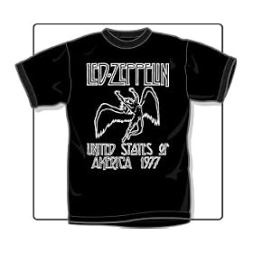 Led Zeppelin 1977 Tour Classic Zep T-Shirt