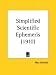 Book Simplified Scientific Ephemeris