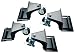 Jet 708115 4-pc Swivel Caster Set for Machine Base