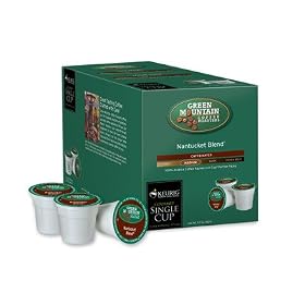 Green Mountain Nantucket Blend Caffeinated Coffee for Keurig Brewing Systems, 108 K-Cups
