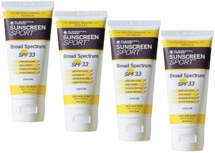 Elemental Herbs Sunscreen Sport SPF 33 - 4 Pack
