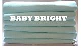 from Junior Joy 12 X MINT 100 COTTON MUSLIN SQUARES, SUPER SOFT