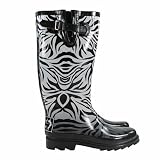 Produkt-Bild: Frenzy Gummistiefel FLOWER ZEBRA black/white
