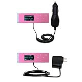 Essential Kit for the Samsung U3 - includes Car and Wall Charger with Rapid Charge Technology - Gomadic Brand w/ TipExchange Technology
