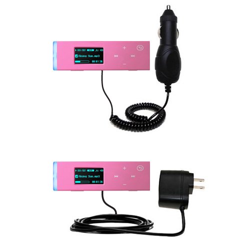 Essential Kit for the Samsung U3 - includes Car and Wall Charger with Rapid Charge Technology - Gomadic Brand w/ TipExchange Technology