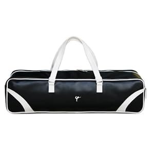 Wai Lana Yoga Retro Bag, Black with White