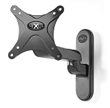 AVF XL003PB-A Nexus Single Arm Swivel & Tilt LCD TV Wall Mount for 12-23 Screen (Piano Black)