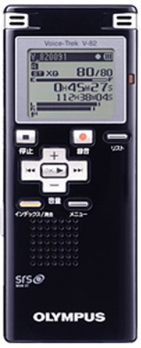 OLYMPUS ICレコーダー Voice-Trek V-82-BLK ブラック リニアPCM 8GB