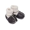 Sheepskin Sock Booties (Dark Brown)