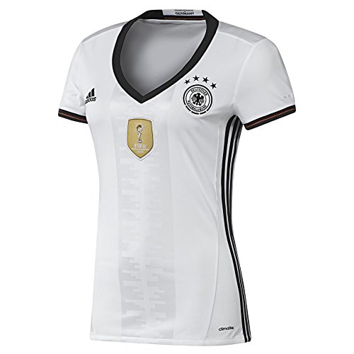 adidas Damen Fußball Teamtrikot Dfb H Jersey W, White/Black, XS, AA0137