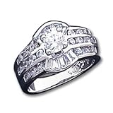 Sterling Silver CZ (Cubic Zirconia) Ring