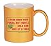 I MAY HAVE TWO FACES, BUT YOU'LL ONLY SEE ONE AT A TIME Coffee Mug in Metallic Colors
