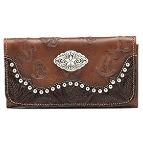 American West Round Up Ladies Trifold Wallet