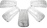 Recon 264159CL Clear Cab Roof Lights 1988-2002 Chevy & GMC CK Series Heavy-Duty (5-Piece Set)