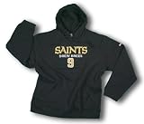 New Orleans Saints DREW BREES #9 NFL Men's Sewn Hoodie, Hooded Sweatshirt, Black