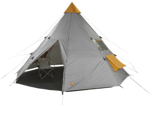 Grand Canyon Tipi-Zelt TEPEE (8 Personen), Grau/ Sand, 500x300