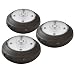 Rite Lite LPL623XLL 5 LED Puck Light with Optional Light Sensor 3 Pack - Grey