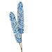 Decorative Blue Glitter Fern Spray | for Indoor Decor