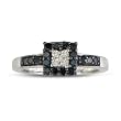 1/3ct Black and White Image of 1/3ct Black and White