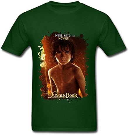 Bangie The Jungle Books 2016 Discount Men's T Shirt Forest green Large