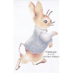 Beatrix Potter Running Peter Rabbit Stencil by Beatrix Potter