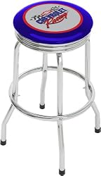 Chevrolet Racing Single Foot Ring Barstool with Swivel