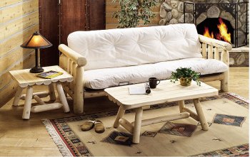 Rectangular Log Coffee Table