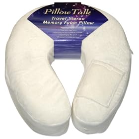 Pillow Talk Travel Portable Stereo Pillow