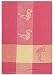 Waffle Weave 100% Cotton Pink Flamingo Dishtowel 18" X 28" Set / 6