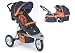 Valco Baby Runabout Tri Mode Jogging Stroller WITH Bassinet, Boot Cover & Bag - Sunrise Navy