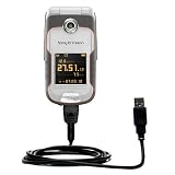 Klassisches USB Kabel für Sony Ericsson w710c mit Hot Sync und aufladen Einsatzmöglichkeiten - von Gomadic mit TipExchange Technology