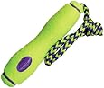 KONG Air Dog Fetch Stick with Rope Dog Toy, Medium, Yellow