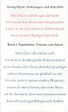 Dichtungen und Schriften, 4 Bde., Bd.3, Tageb�cher, Tr�ume, Briefe