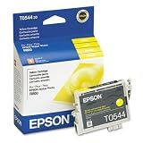 EPSON(T054420) Ink Jet Cartridge for Stylus Photo R800, R1800 Printer, Yellow