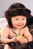 Minimink Baby Russian Hat (0-1, Chocolate)
