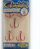 がまかつ(Gamakatsu) TREBLE13 特注品(5本入り) RED #8