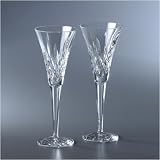 WATERFORD CRYSTAL LISMORE TOASTING FLUTES PAIR