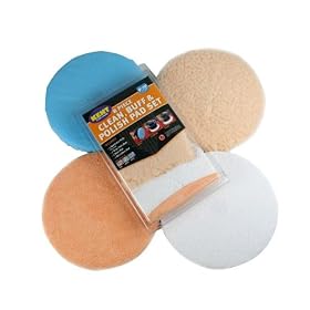 8 PIECE REPLACEMENT PADS SET FOR ELECTRIC CAR BUFFER/POLISHER