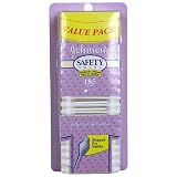 Johnson's Safety Swabs, Value Pack, 185 swabs
