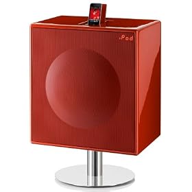 GenevaSound All-in-One Stereo for CD, iPod, Radio, iPhone, Line-in (Xtra Large-Red)