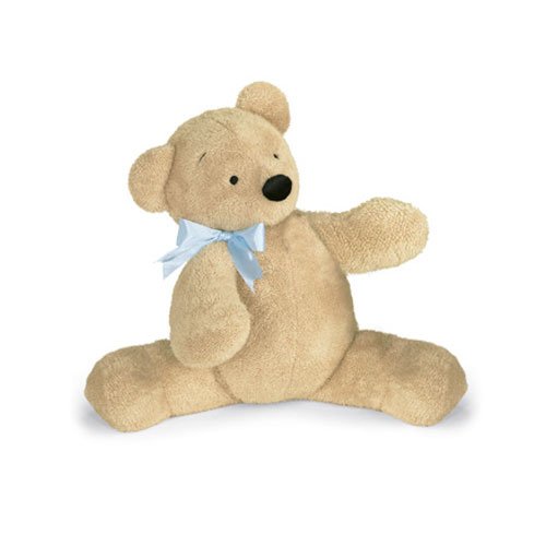 North American Bear Smushy Bear, Blue Bow (large) 25